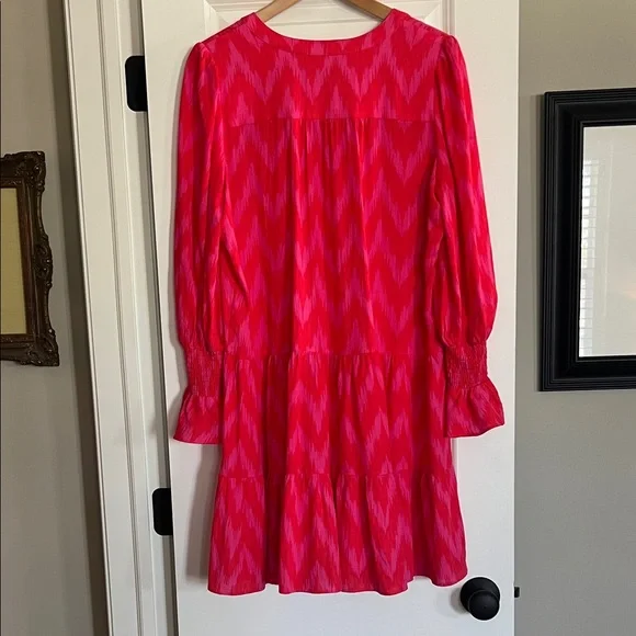 Tickernuck Pomander Place Ikat Dress Sz M - Picture 4 of 4